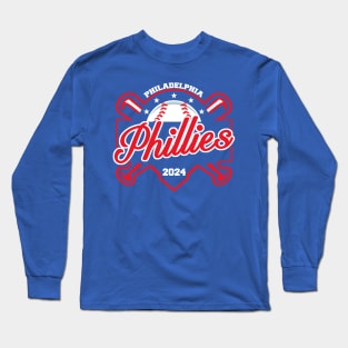 Phillies Baseball Long Sleeve T-Shirt